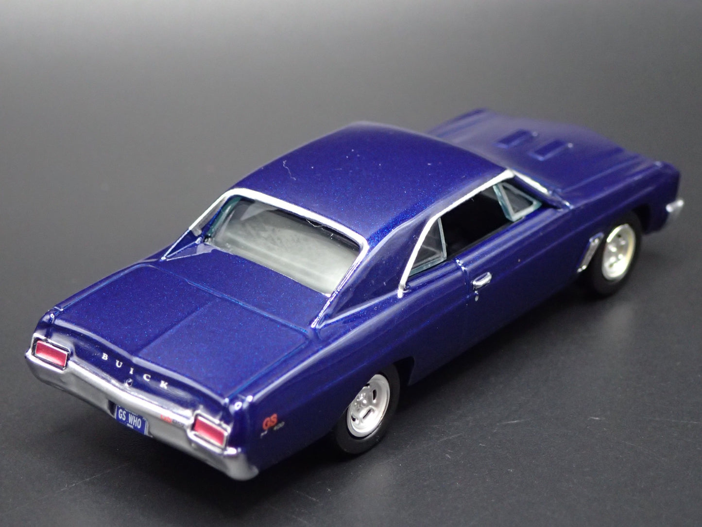 1967 67 BUICK GS 400 BLUE 1:64 SCALE COLLECTIBLE DIORAMA DIECAST MODEL CAR