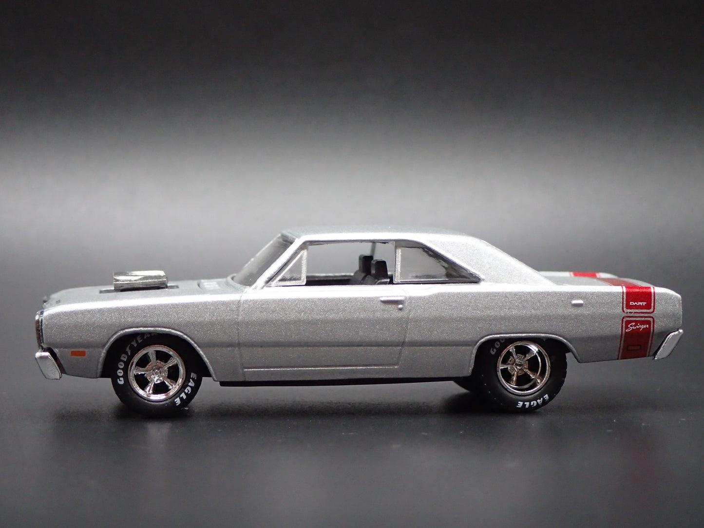 1969 69 DODGE DART SWINGER 340 1:64 SCALE COLLECTIBLE DIORAMA DIECAST MODEL CAR