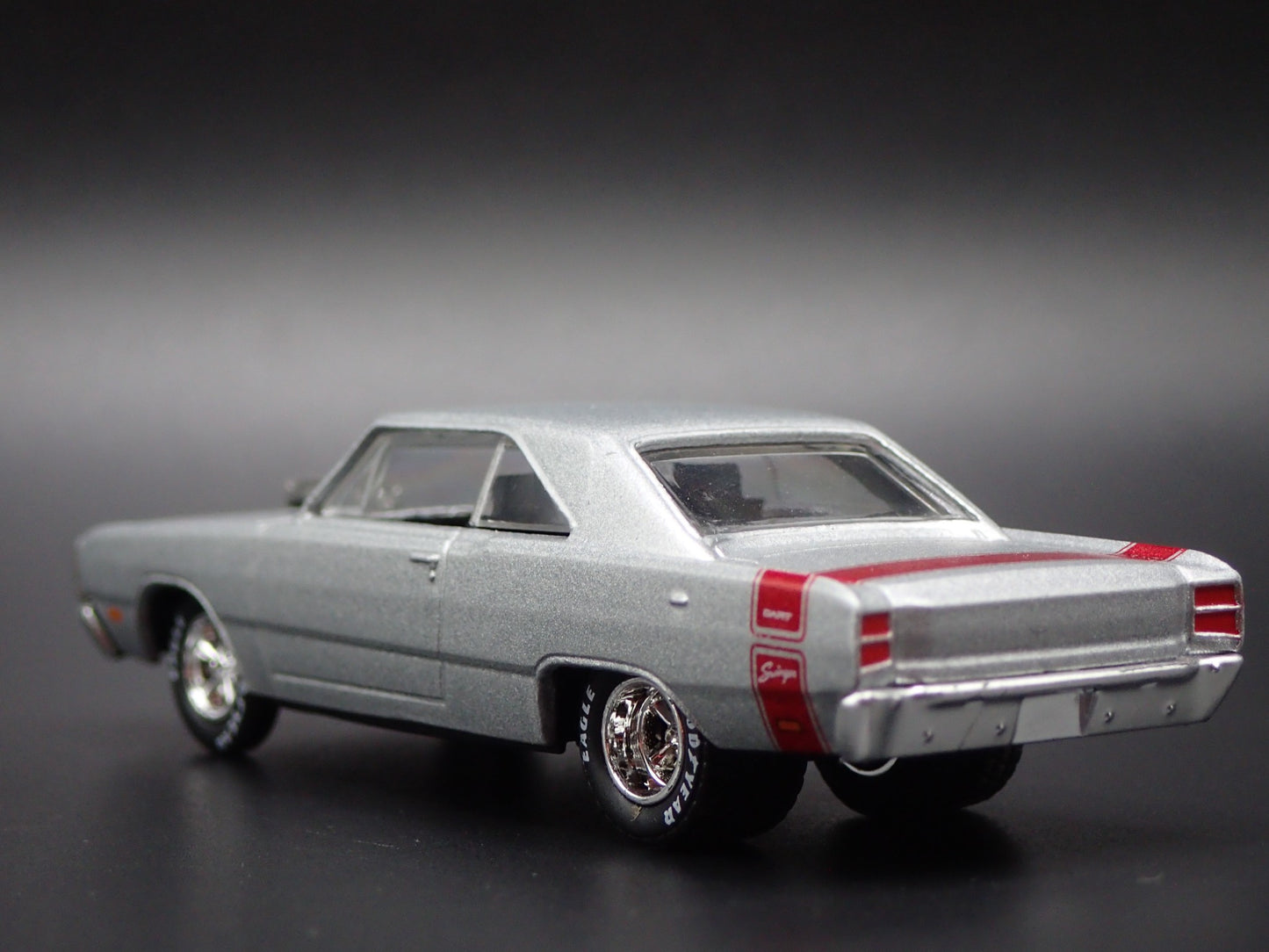 1969 69 DODGE DART SWINGER 340 1:64 SCALE COLLECTIBLE DIORAMA DIECAST MODEL CAR