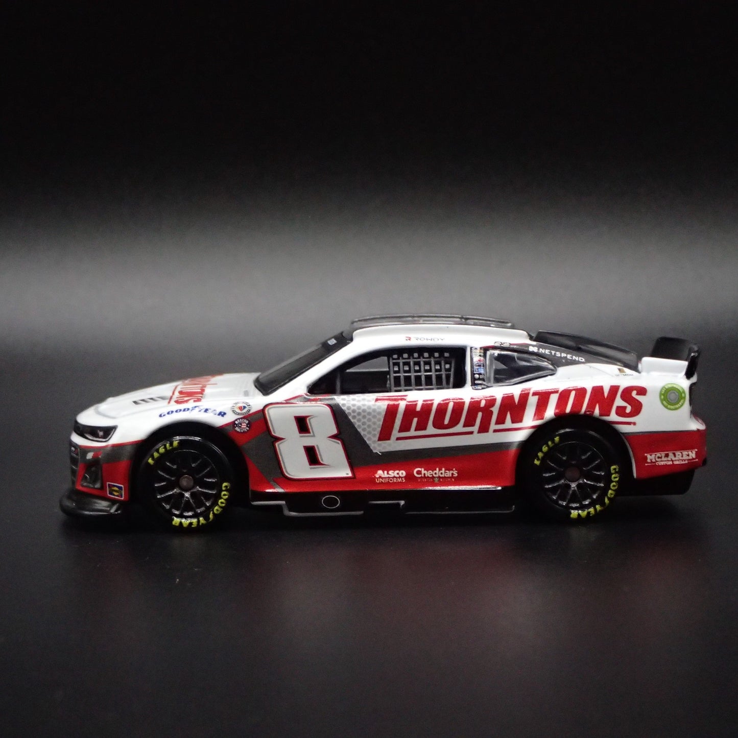 2023 23 CHEVROLET CAMARO ZL1 8 KYLE BUSCH THORTONS NASCAR 1:64 DIECAST MODEL CAR