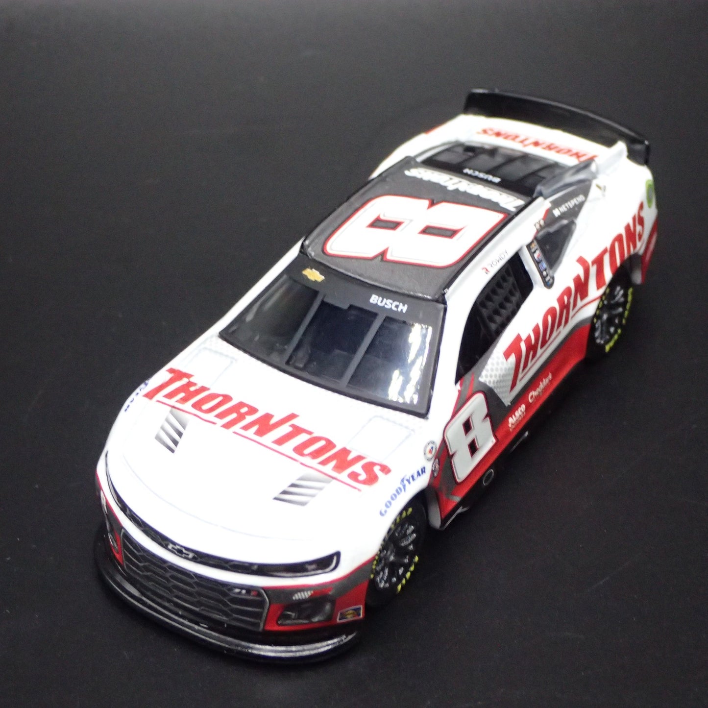 2023 23 CHEVROLET CAMARO ZL1 8 KYLE BUSCH THORTONS NASCAR 1:64 DIECAST MODEL CAR