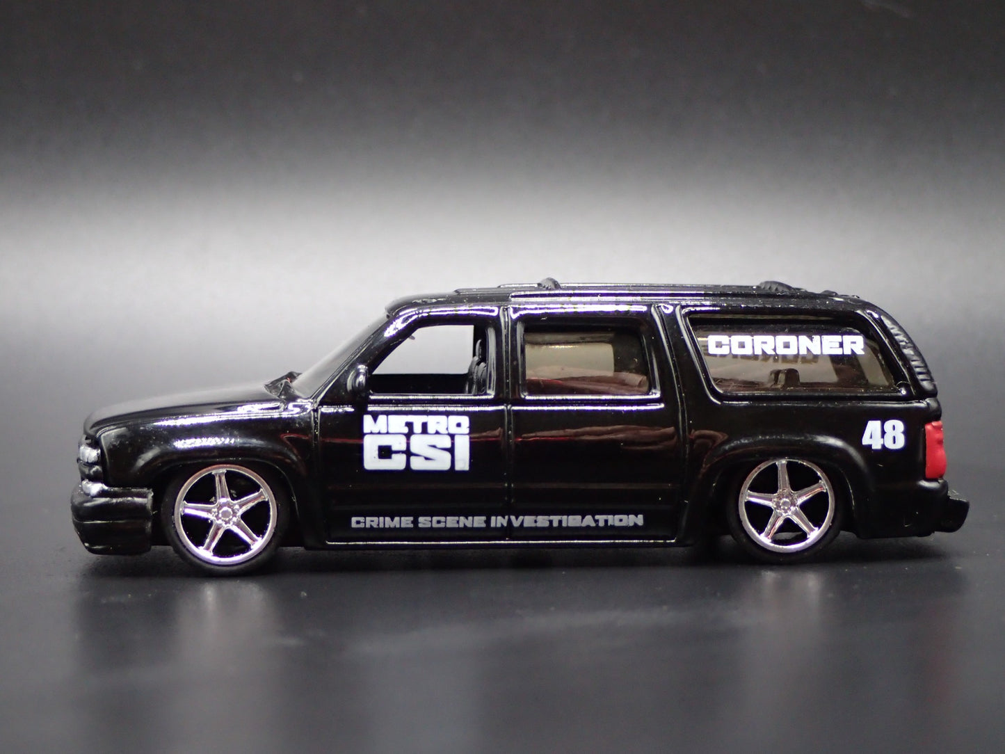 2000-2006 CHEVY CHEVROLET SUBURBAN CSI CORONER 1/64 SCALE DIECAST MODEL CAR