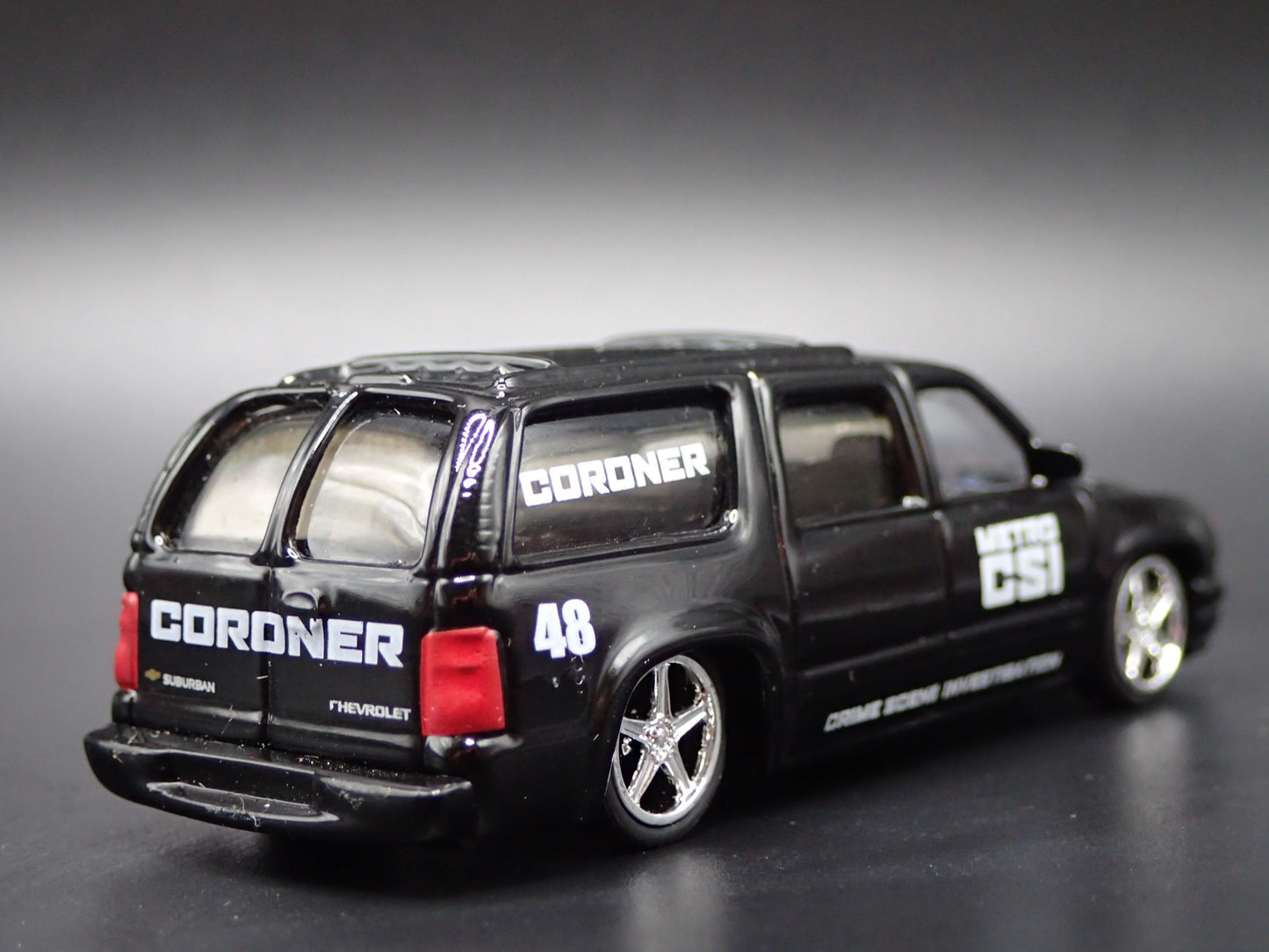 2000-2006 CHEVY CHEVROLET SUBURBAN CSI CORONER 1/64 SCALE DIECAST MODEL CAR