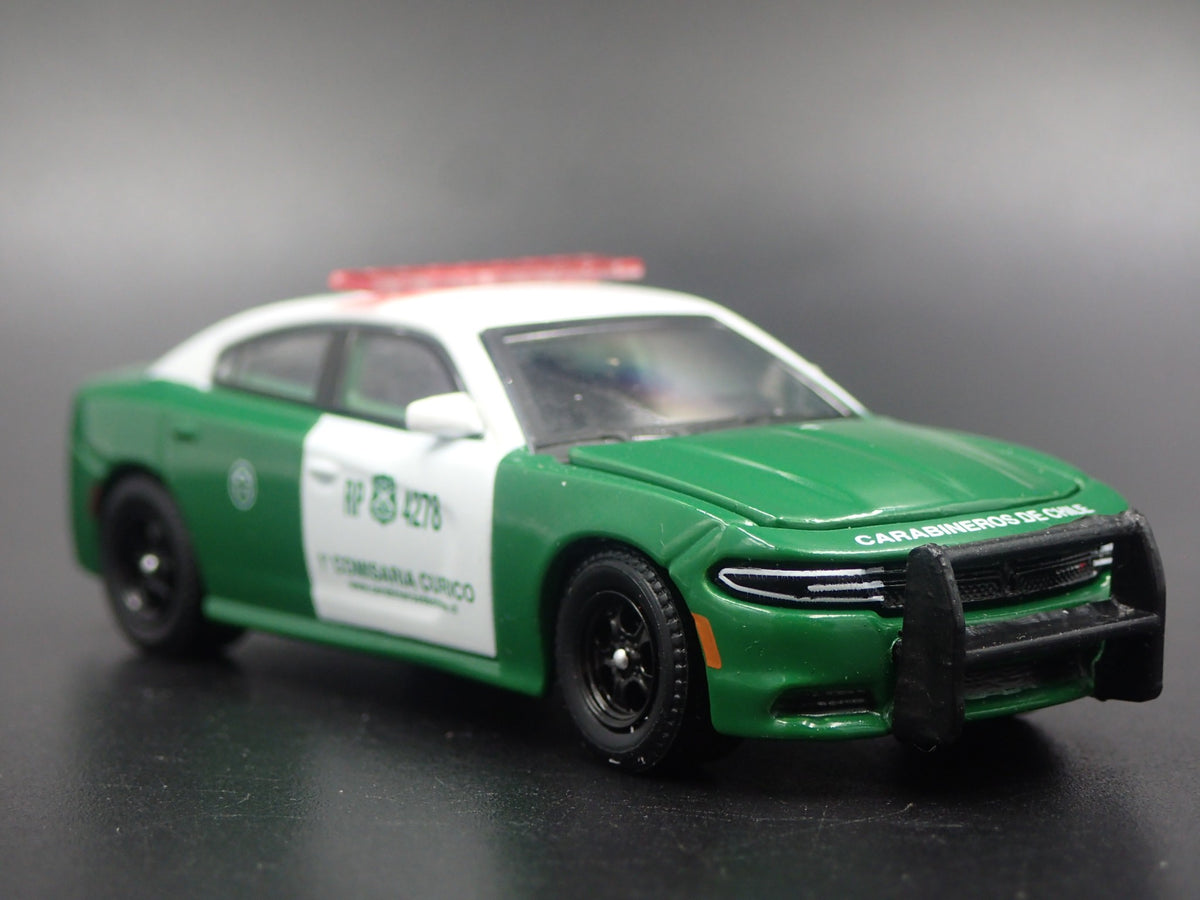 2018 18 DODGE CHARGER PURSUIT CARABINEROS DE CHILE POLICE 1:64 DIECAST MODEL CAR-Burning Rubber Toy Company