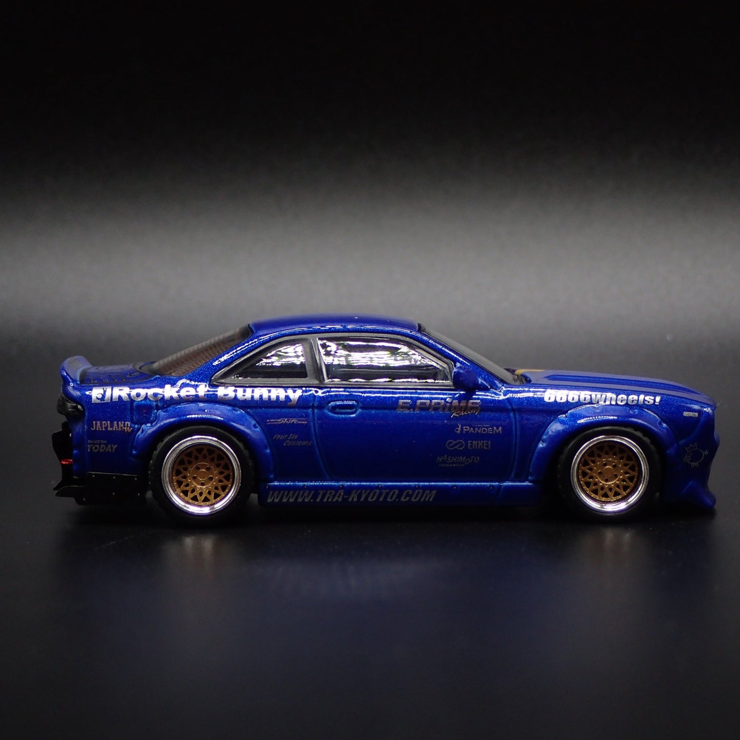 NISSAN SILVIA S14 ROCKET BUNNY ADRENALINE CHAPTER 1 1:64 SCALE DIECAST MODEL CAR