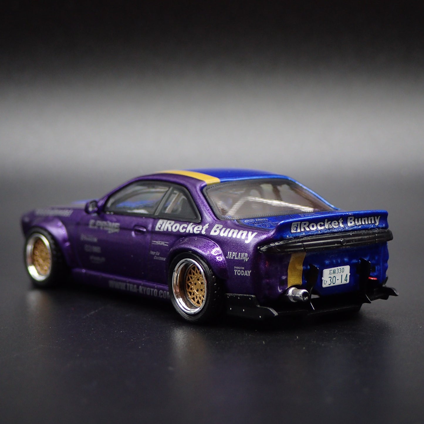 NISSAN SILVIA S14 ROCKET BUNNY ADRENALINE CHAPTER 1 1:64 SCALE DIECAST MODEL CAR