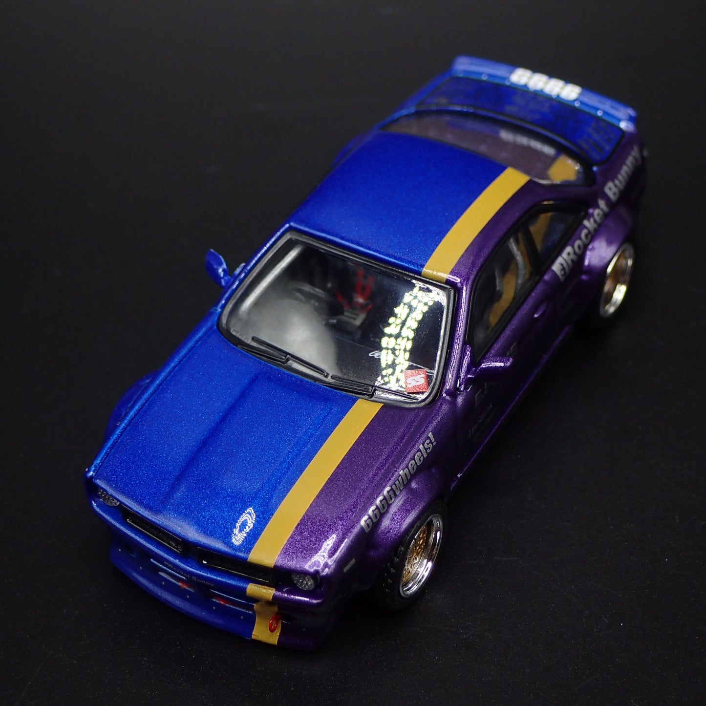 NISSAN SILVIA S14 ROCKET BUNNY ADRENALINE CHAPTER 1 1:64 SCALE DIECAST MODEL CAR