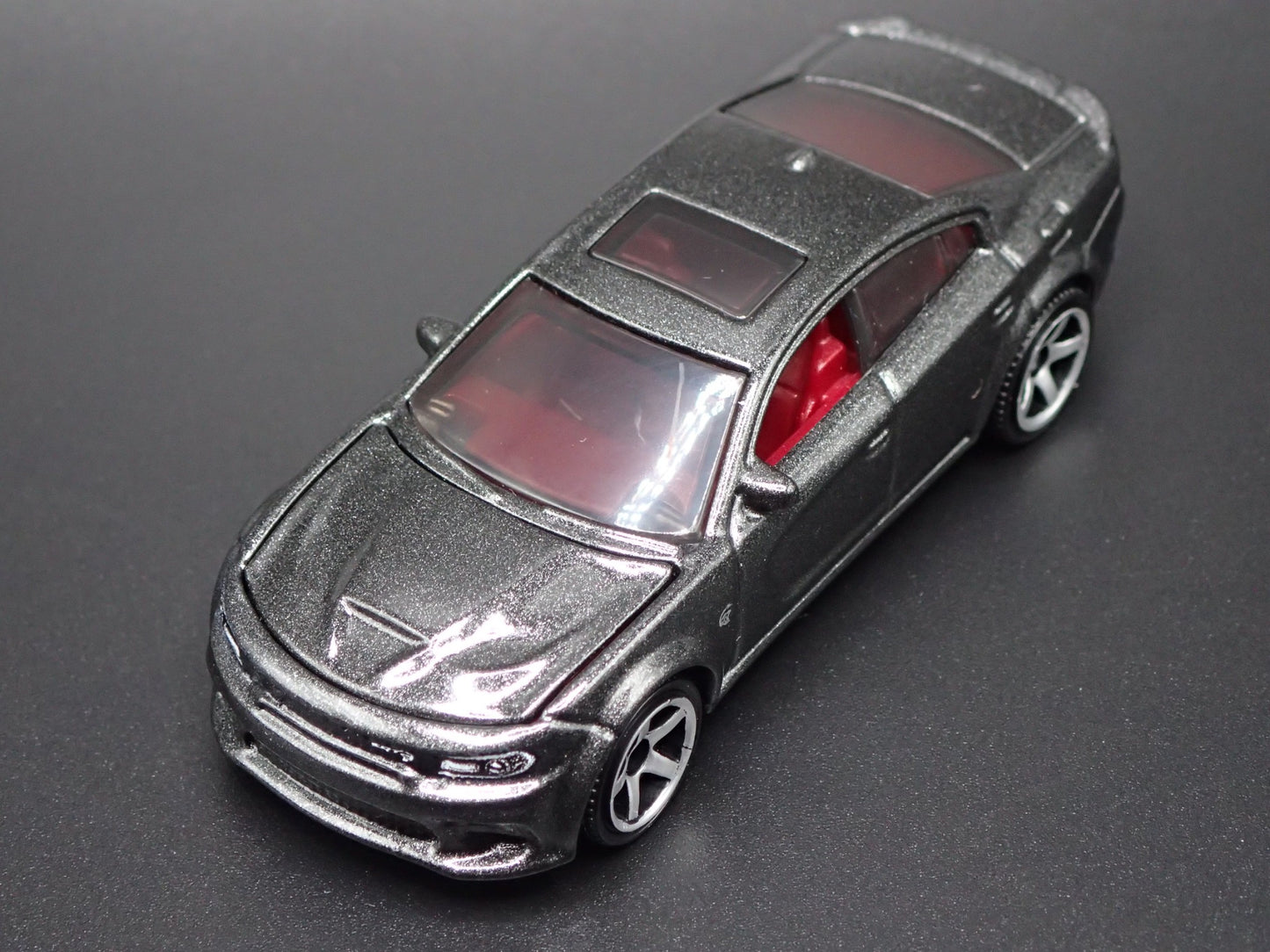 2011-2023 DODGE CHARGER SRT HELLCAT GRAY 1:64 SCALE DIORAMA DIECAST MODEL CAR