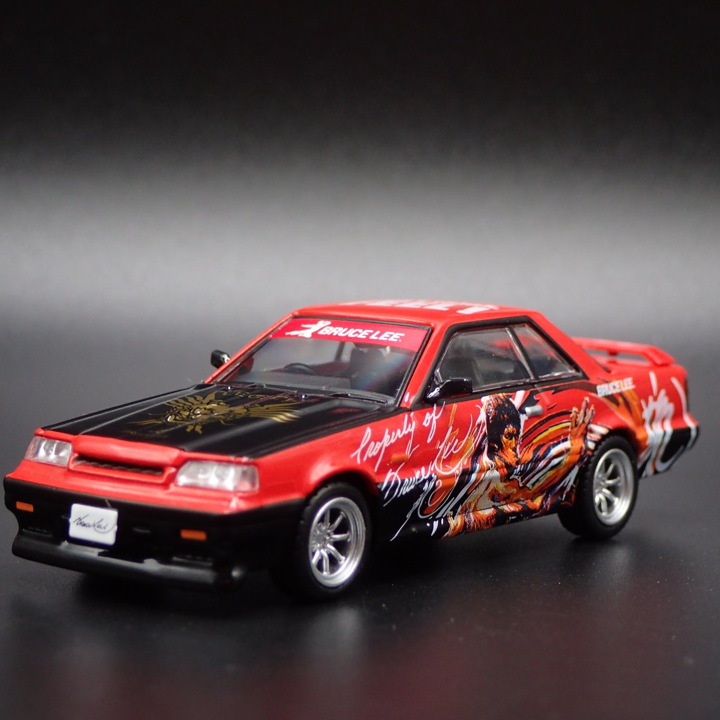1985-1989 NISSAN SKYLINE GTS-R R31 BRUCE LEE RARE 1:64 SCALE DIECAST MODEL CAR