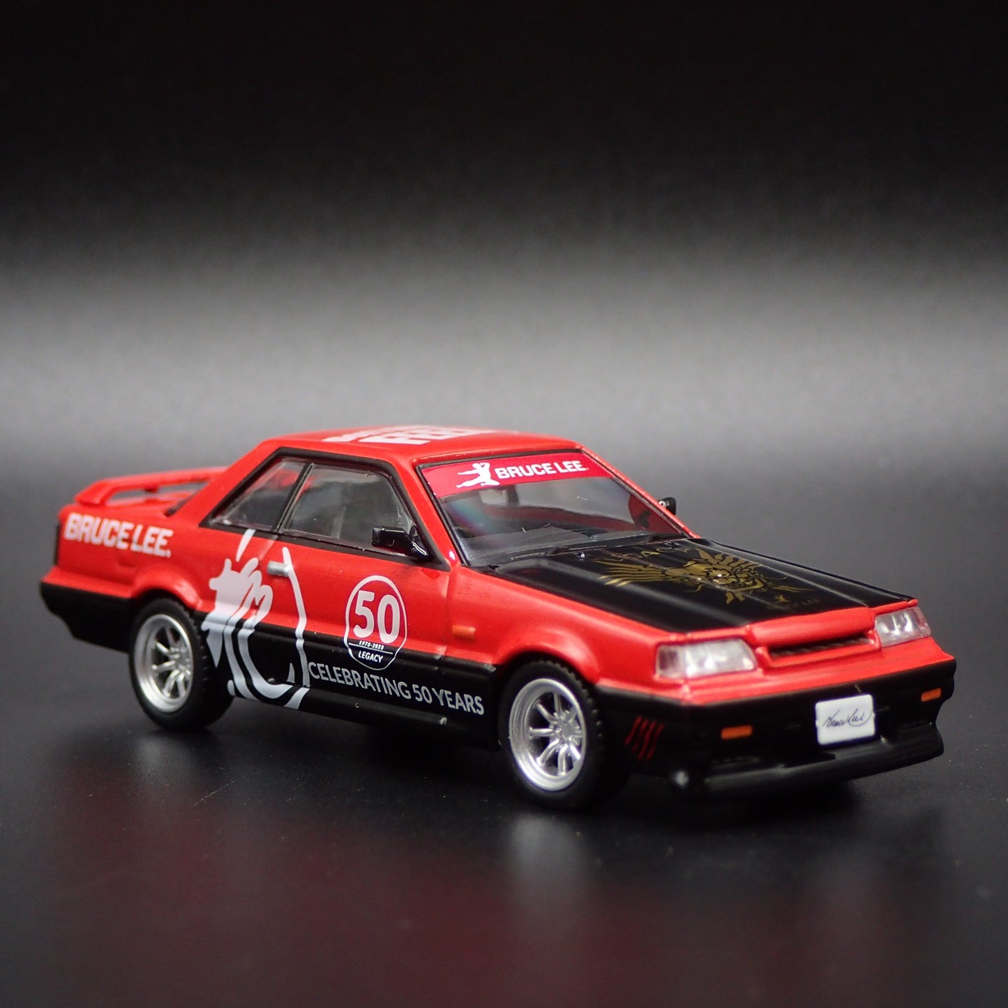 1985-1989 NISSAN SKYLINE GTS-R R31 BRUCE LEE RARE 1:64 SCALE DIECAST MODEL CAR