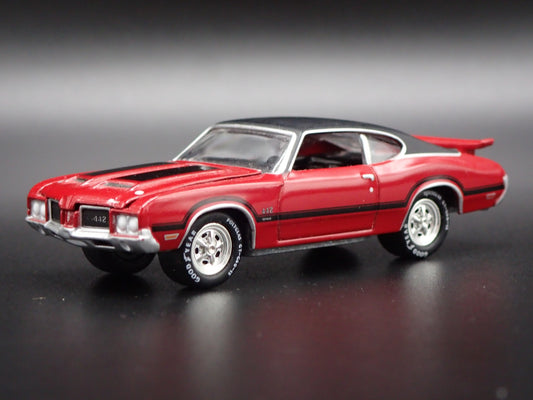 1971 71 OLDS OLDSMOBILE CUTLASS 442 RED 1:64 SCALE COLLECTIBLE DIECAST MODEL CAR