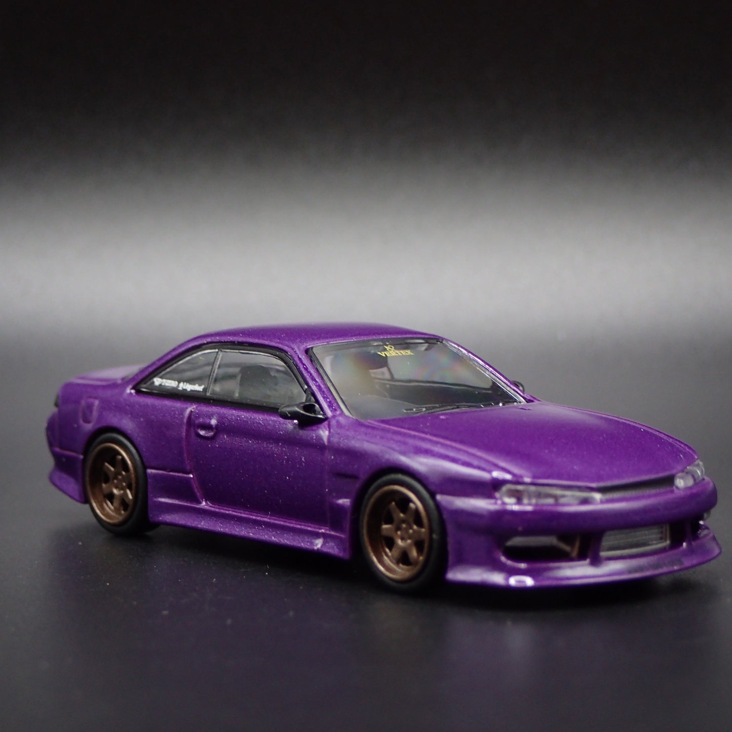 VERTEX NISSAN SILVIA S14 JDM 1:64 SCALE COLLECTIBLE DIORAMA DIECAST MODEL CAR