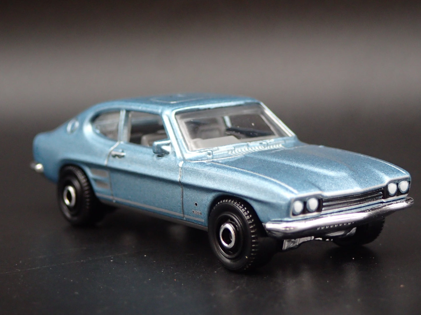 1970 70 FORD CAPRI BLUE RARE 1:64 SCALE COLLECTIBLE DIORAMA DIECAST MODEL CAR
