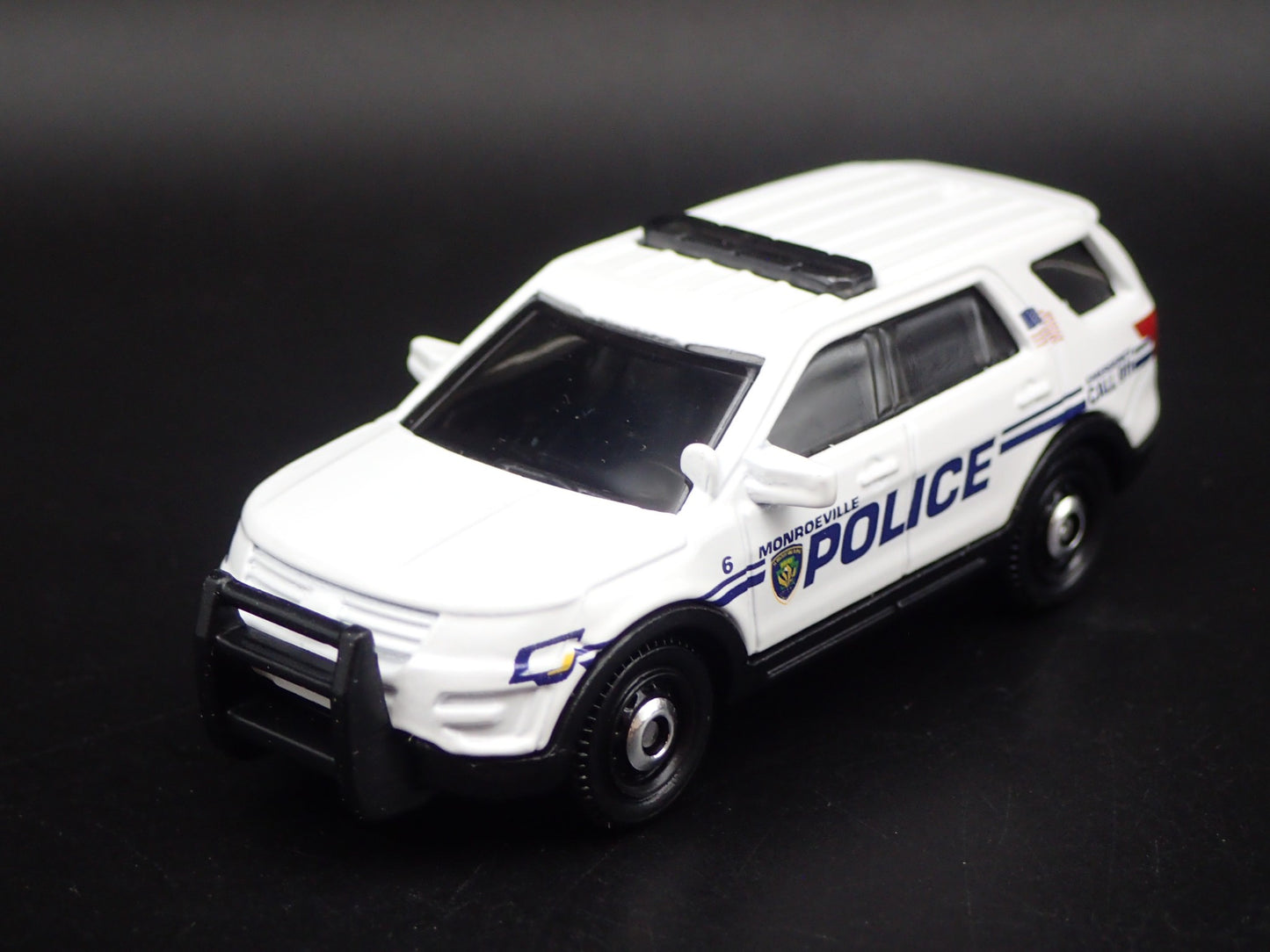 2016 FORD EXPLORER POLICE INTERCEPTOR UTILITY MONROEVILLE 1:64 DIECAST MODEL CAR