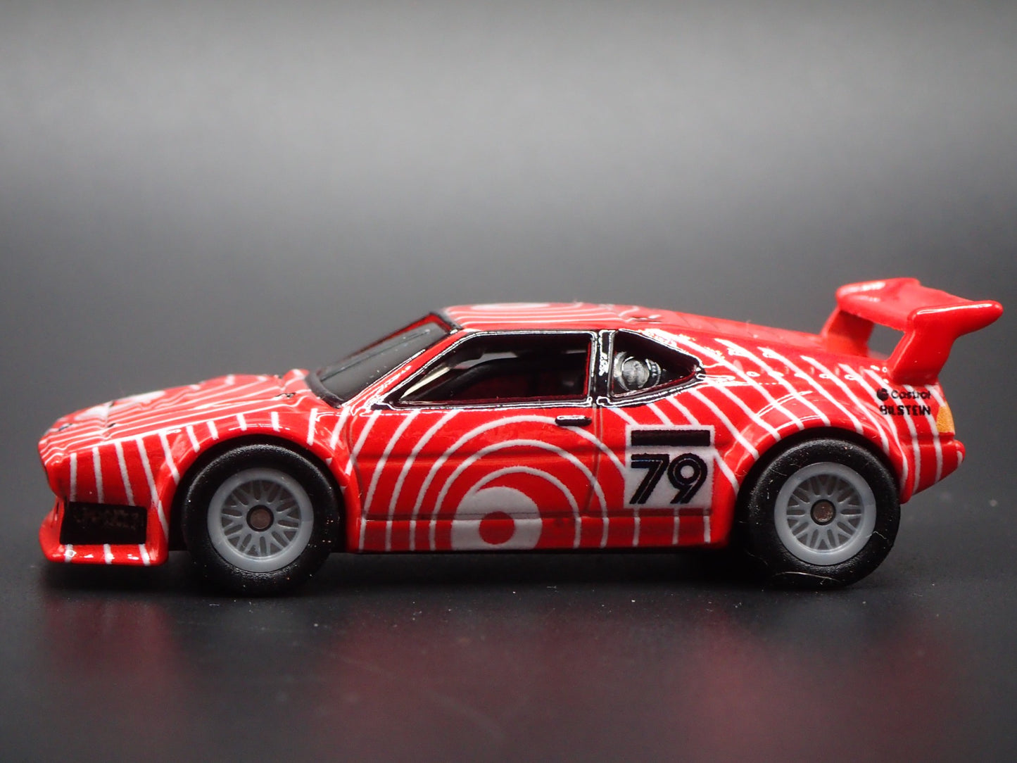 1979-1980 BMW M1 PROCAR RED 1:64 SCALE COLLECTIBLE DIORAMA DIECAST MODEL CAR