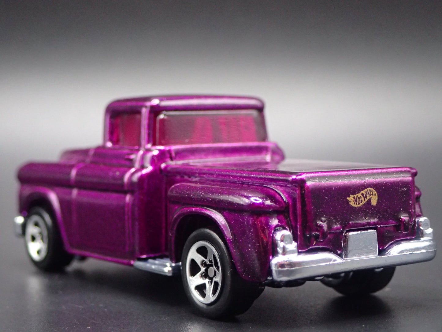 1956 56 CHEVY CHEVROLET STEPSIDE PICKUP TRUCK PURPL 1:64 SCALE DIECAST MODEL CAR
