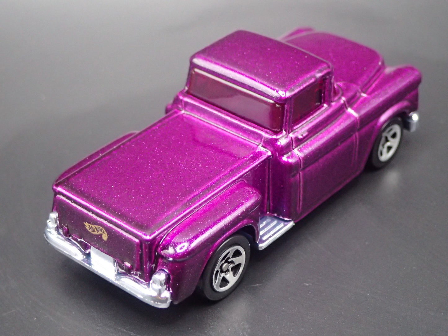 1956 56 CHEVY CHEVROLET STEPSIDE PICKUP TRUCK PURPL 1:64 SCALE DIECAST MODEL CAR