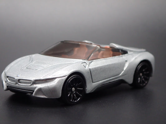 2018-2020 BMW i8 ROADSTER SILVER 1:64 SCALE COLLECTIBLE DIECAST MODEL CAR