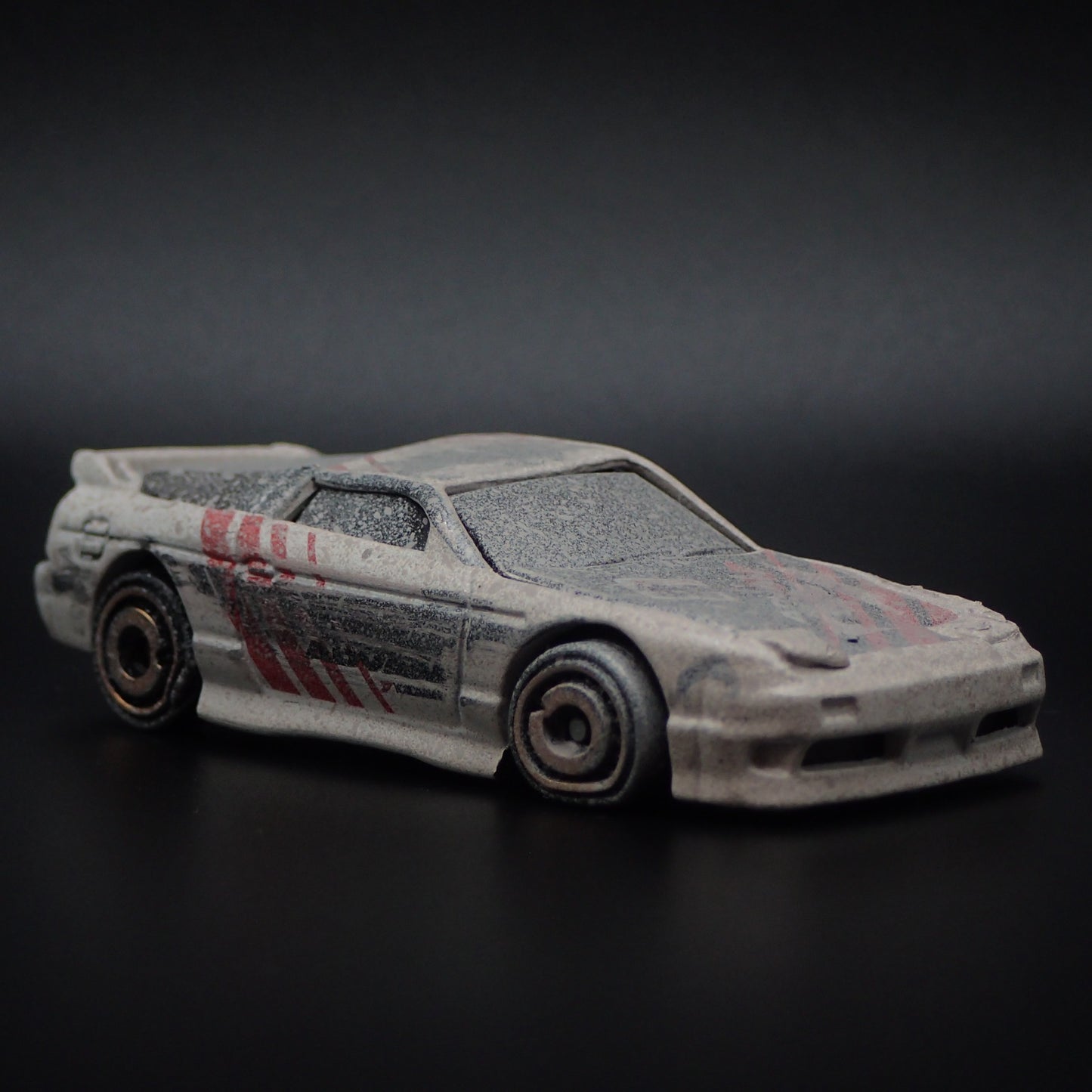 1989-1998 NISSAN 180SX TYPE X ADVAN ROLLOVER JUNKYARD 1:64 DIECAST MODEL CAR