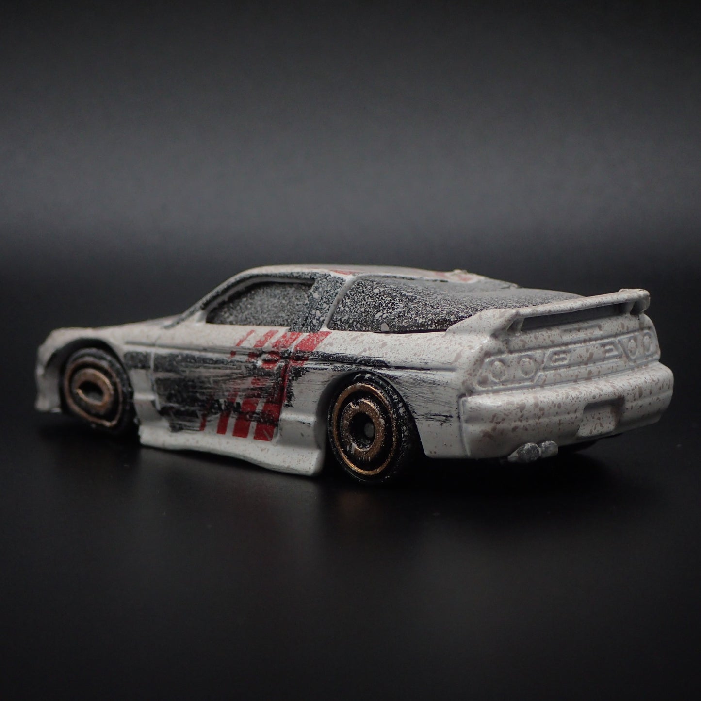 1989-1998 NISSAN 180SX TYPE X ADVAN ROLLOVER JUNKYARD 1:64 DIECAST MODEL CAR