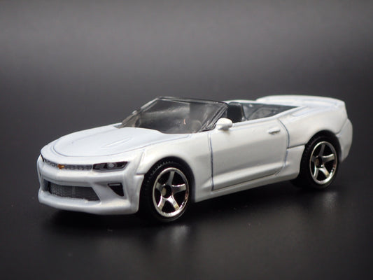 2016-2024 CHEVY CHEVROLET CAMARO CONVERTIBLE WHITE 1/64 SCALE DIECAST MODEL CAR
