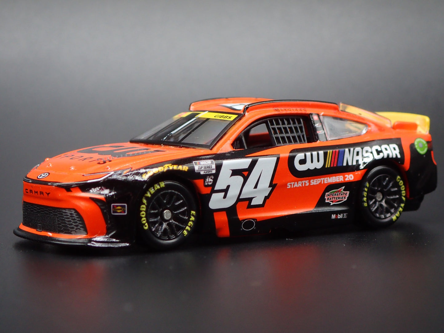 2024 24 TOYOTA CAMRY #54 TY GIBBS NASCAR CW NETWORK 1:64 SCALE DIORAMA MODEL CAR