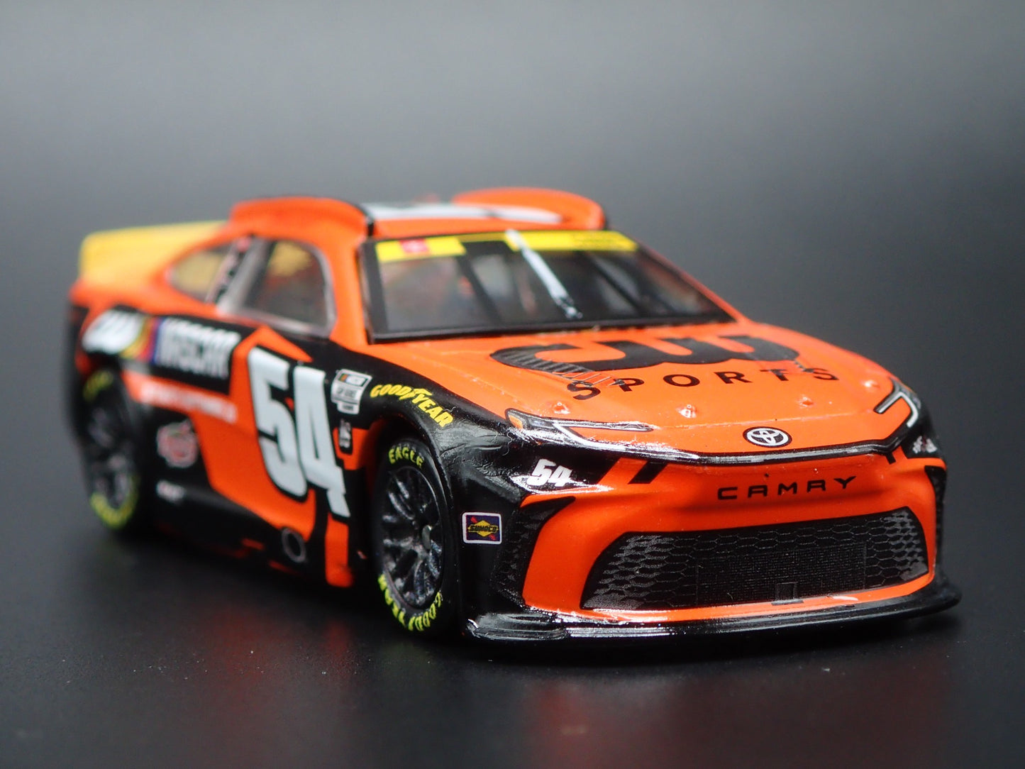 2024 24 TOYOTA CAMRY #54 TY GIBBS NASCAR CW NETWORK 1:64 SCALE DIORAMA MODEL CAR