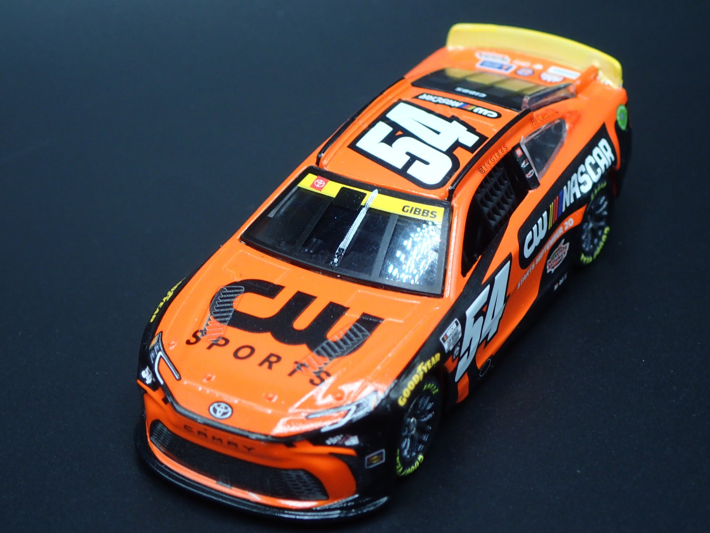 2024 24 TOYOTA CAMRY #54 TY GIBBS NASCAR CW NETWORK 1:64 SCALE DIORAMA MODEL CAR