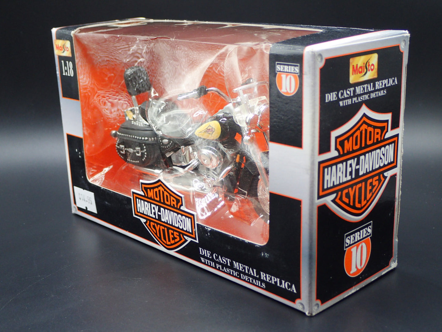 2000 FLSTC HERITAGE SOFTAIL CLASSIC HARLEY DAVIDSON MAISTO SERIES 10 1:18 MODEL