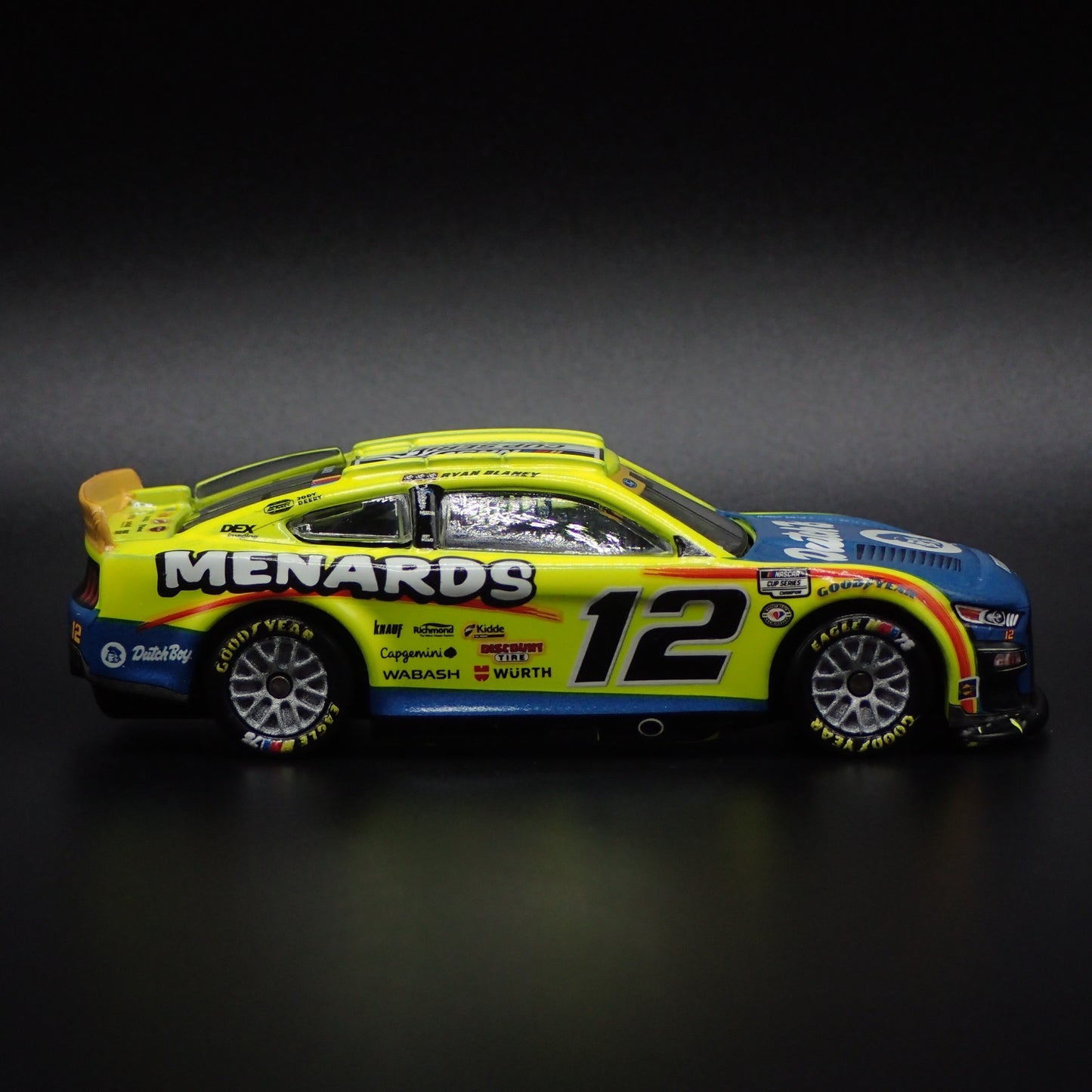 2023 23 FORD MUSTANG #12 RYAN BLANEY MENARDS DUTCH NASCAR 1:64 SCALE DIECAST CAR