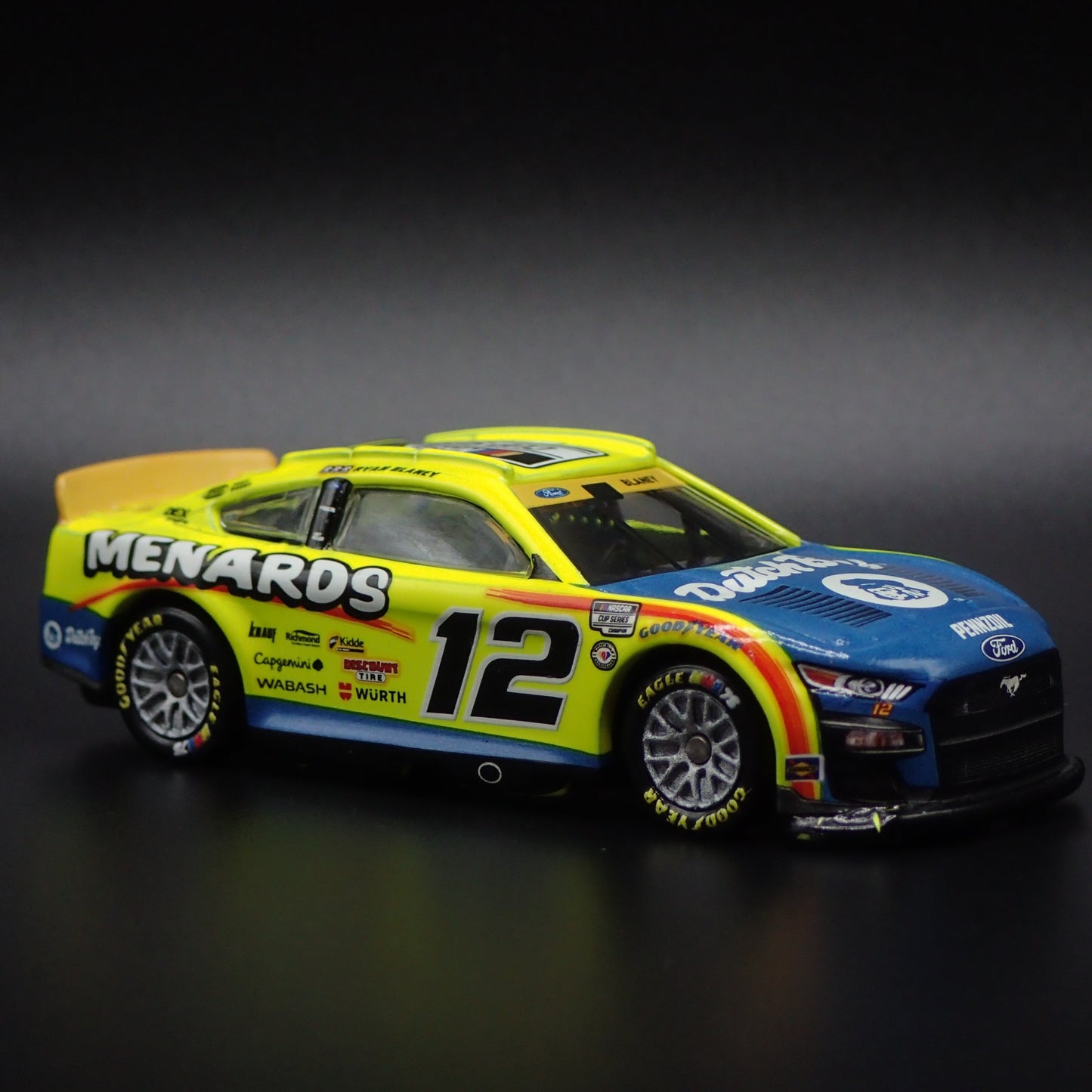 2023 23 FORD MUSTANG #12 RYAN BLANEY MENARDS DUTCH NASCAR 1:64 SCALE DIECAST CAR