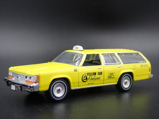 1988 FORD LTD CROWN VICTORIA WAGON CORONADO. CA TAXI CAB 1:64 DIECAST MODEL CAR
