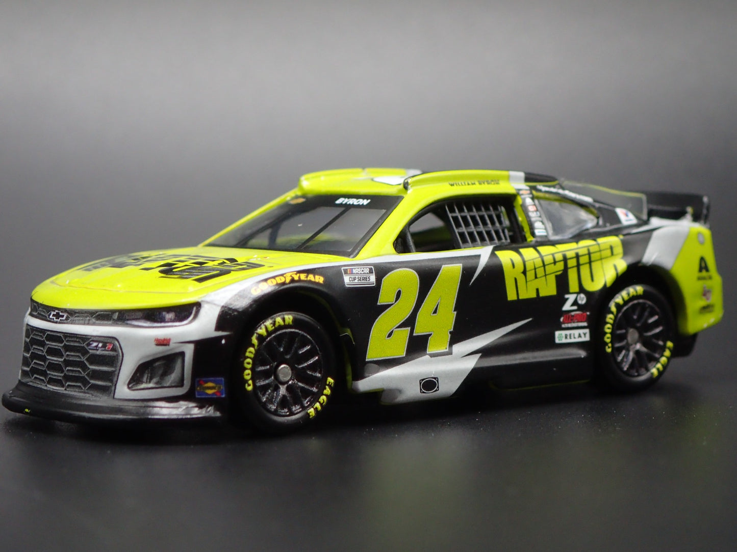 2025 25 CHEVROLET #24 WILLIAM BYRON RAPTOR NASCAR 1:64 SCALE DIECAST MODEL CAR