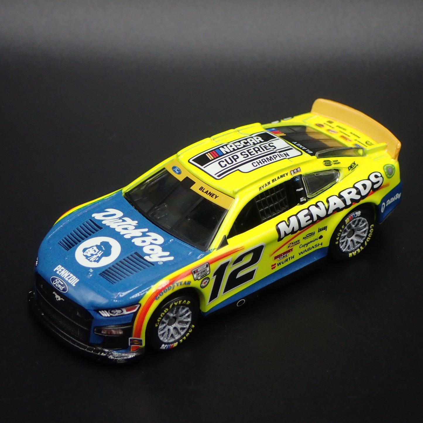 2023 23 FORD MUSTANG #12 RYAN BLANEY MENARDS DUTCH NASCAR 1:64 SCALE DIECAST CAR