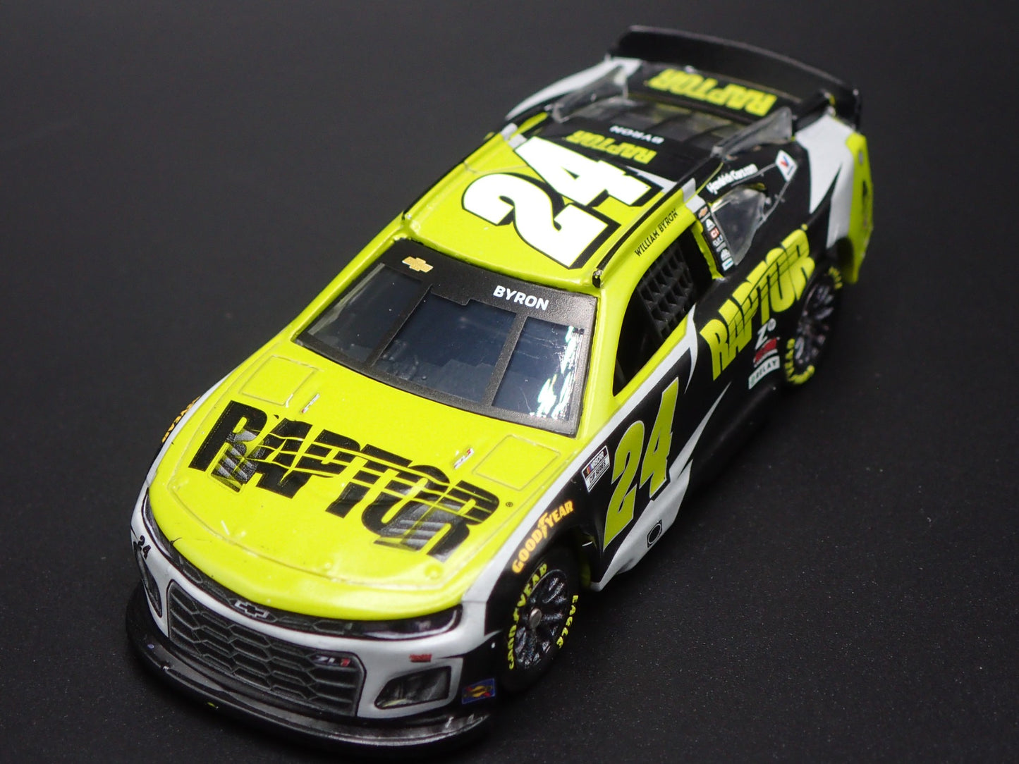 2025 25 CHEVROLET #24 WILLIAM BYRON RAPTOR NASCAR 1:64 SCALE DIECAST MODEL CAR