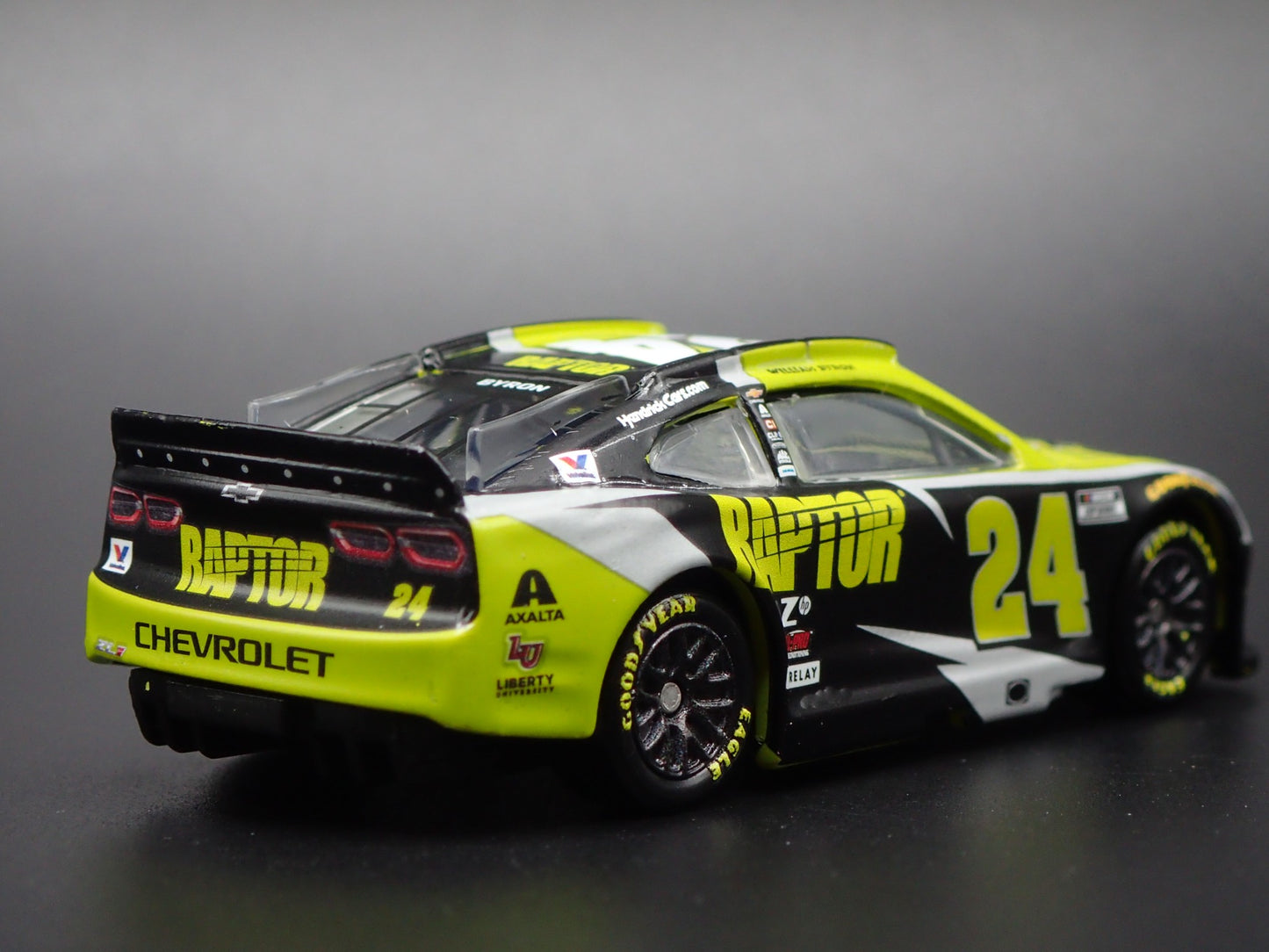 2025 25 CHEVROLET #24 WILLIAM BYRON RAPTOR NASCAR 1:64 SCALE DIECAST MODEL CAR