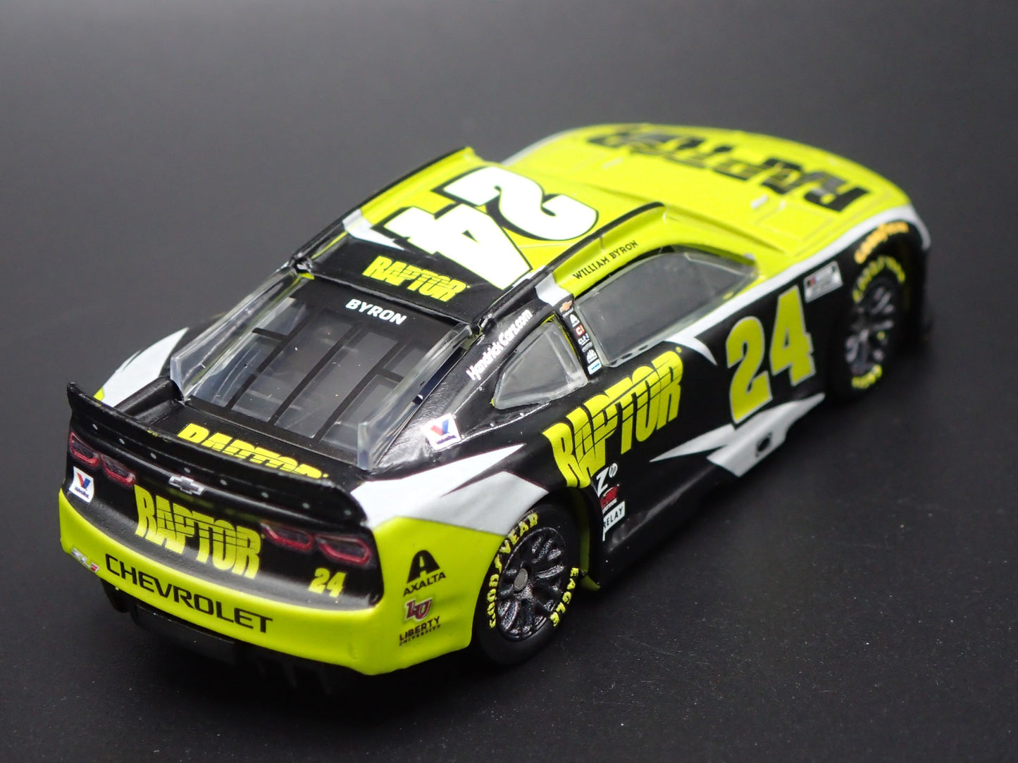 2025 25 CHEVROLET #24 WILLIAM BYRON RAPTOR NASCAR 1:64 SCALE DIECAST MODEL CAR