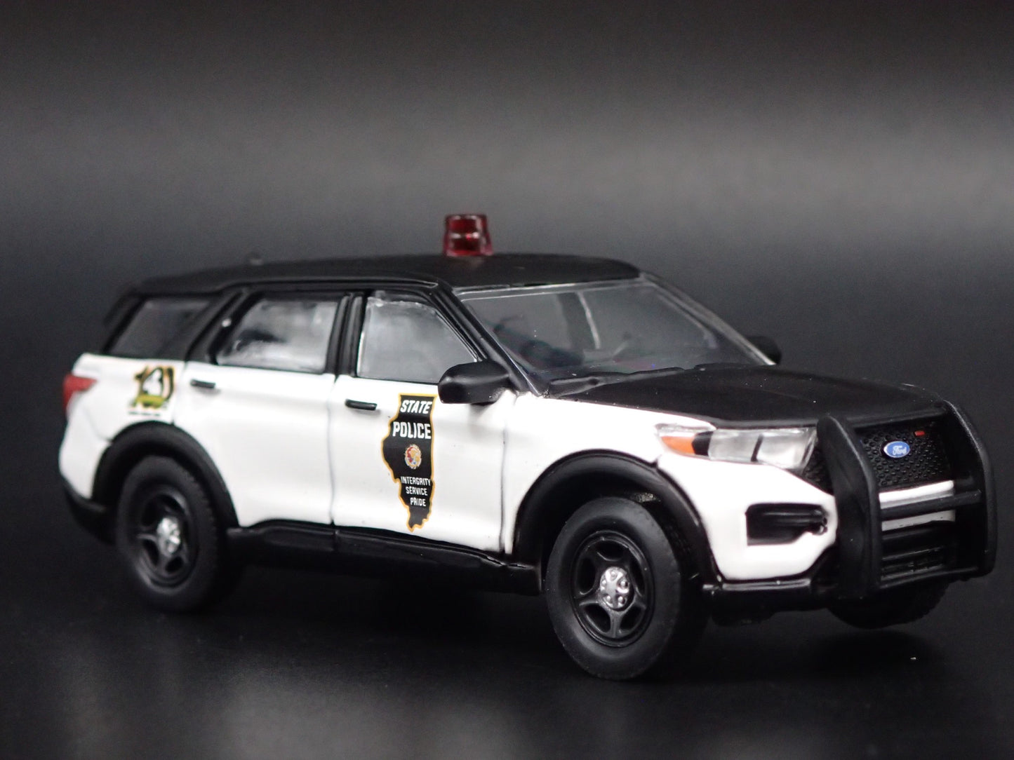 2022 22 FORD EXPLORER INTERCEPTOR ILLINOIS STATE POLICE 1:64 DIECAST MODEL CAR