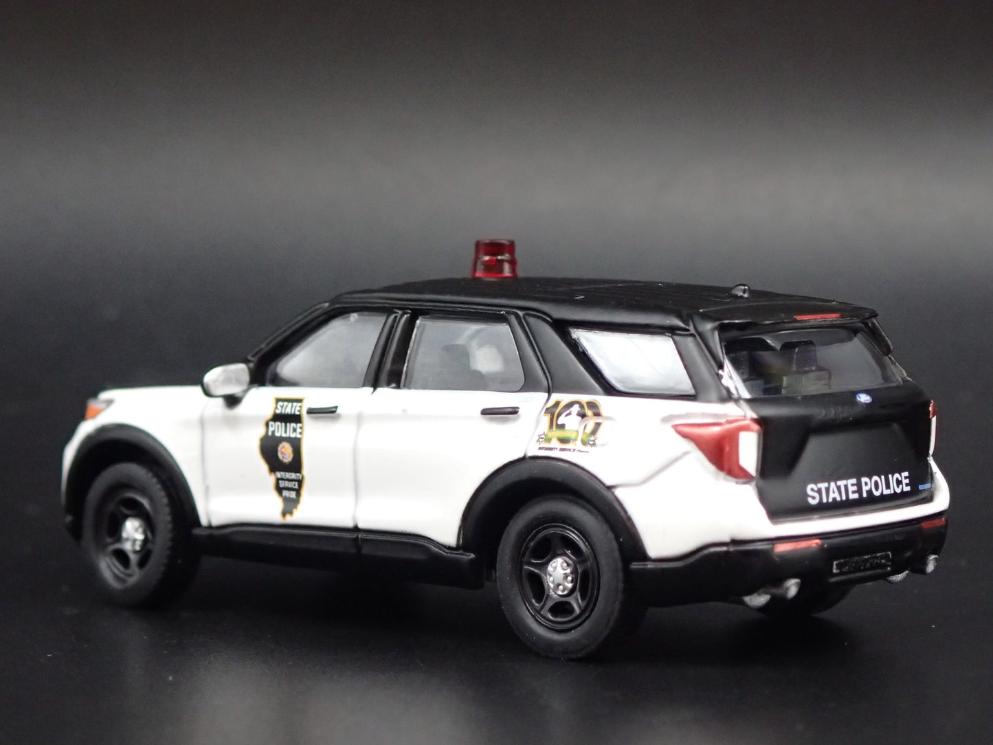 2022 22 FORD EXPLORER INTERCEPTOR ILLINOIS STATE POLICE 1:64 DIECAST MODEL CAR