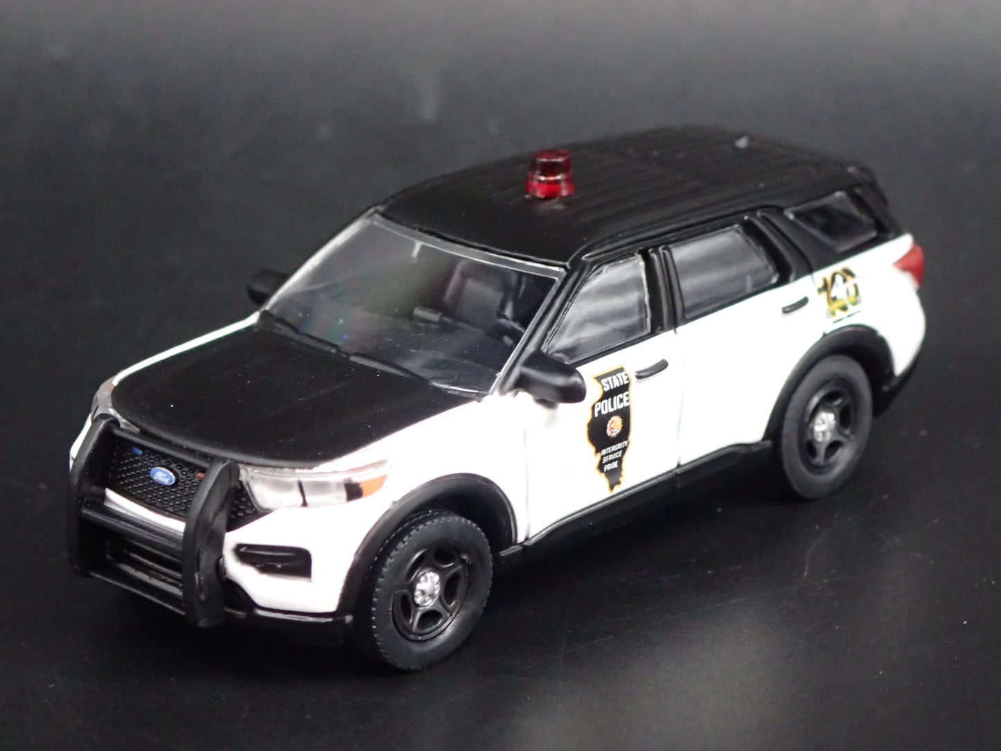 2022 22 FORD EXPLORER INTERCEPTOR ILLINOIS STATE POLICE 1:64 DIECAST MODEL CAR