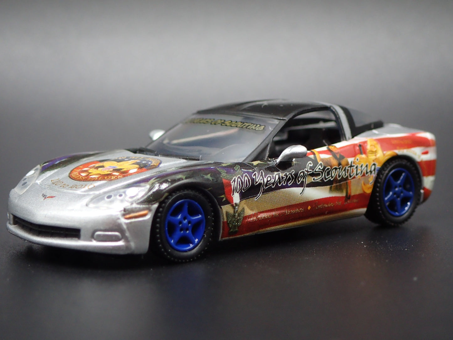 2005-2013 CHEVY CHEVROLET CORVETTE BOY SCOUTS 100TH 1:64 SCALE DIECAST MODEL CAR