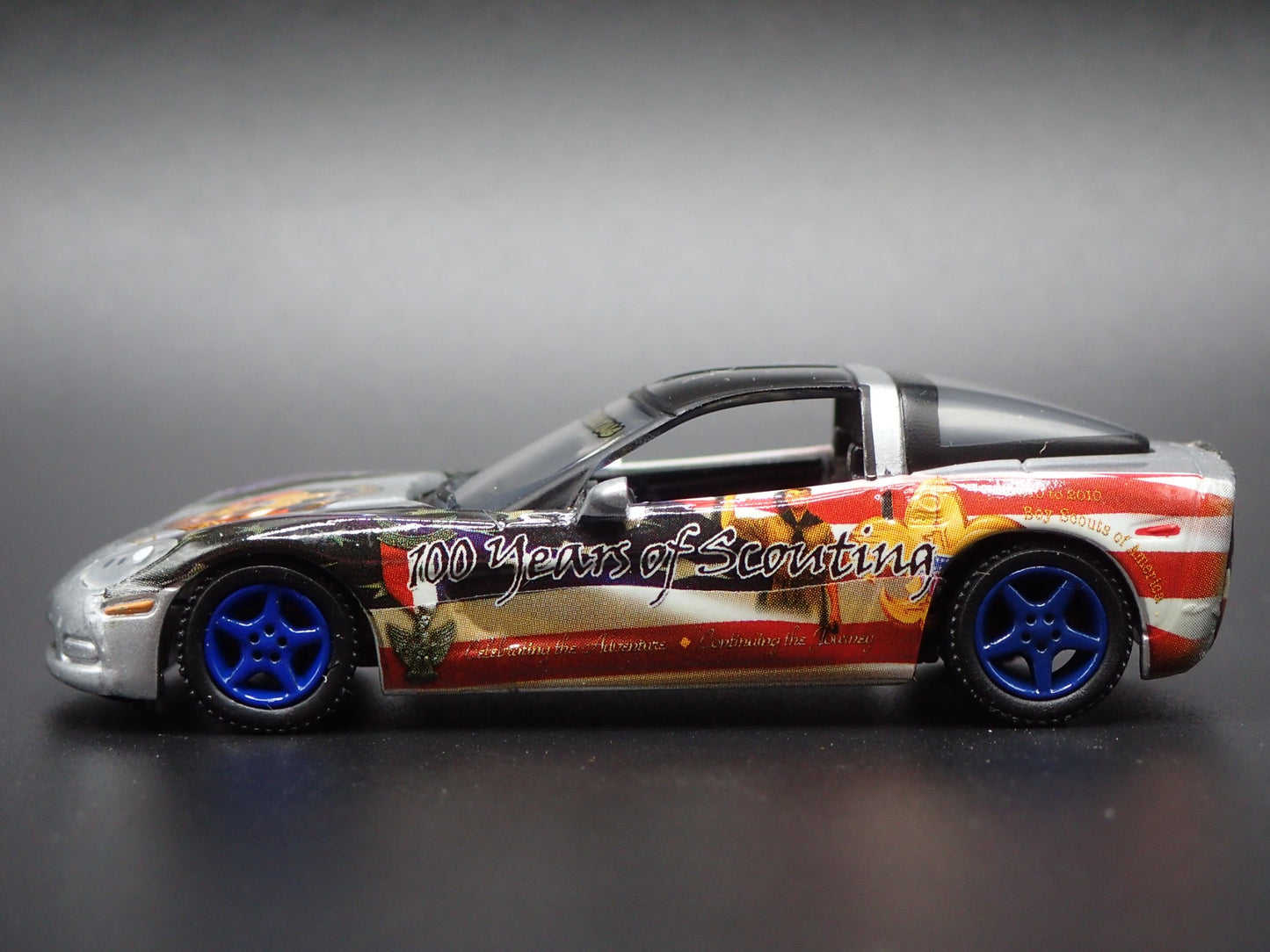 2005-2013 CHEVY CHEVROLET CORVETTE BOY SCOUTS 100TH 1:64 SCALE DIECAST MODEL CAR