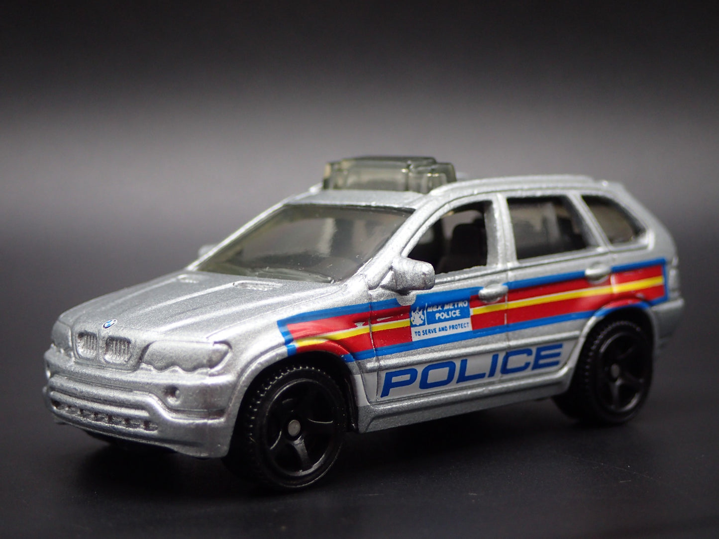 1999-2006 BMW X5 LUXURY SUV POLICE 1:64 SCALE COLLECTIBLE DIECAST MODEL CAR