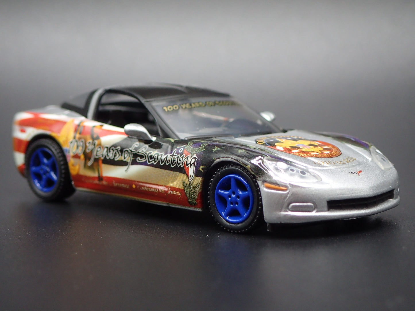 2005-2013 CHEVY CHEVROLET CORVETTE BOY SCOUTS 100TH 1:64 SCALE DIECAST MODEL CAR