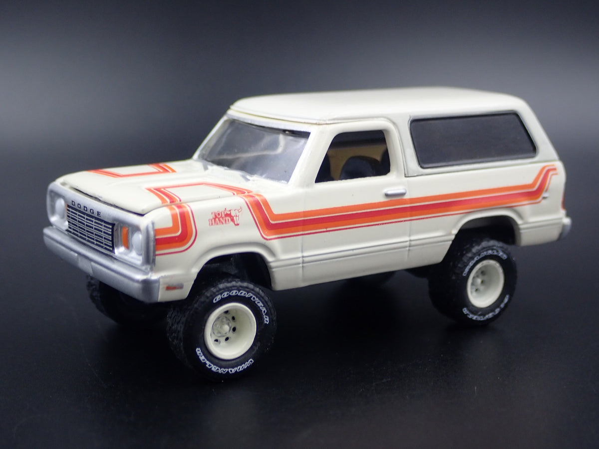 1978 78 DODGE RAMCHARGER W HITCH RARE 1/64 SCALE COLLECTIBLE DIECAST MODEL CAR-Burning Rubber Toy Company
