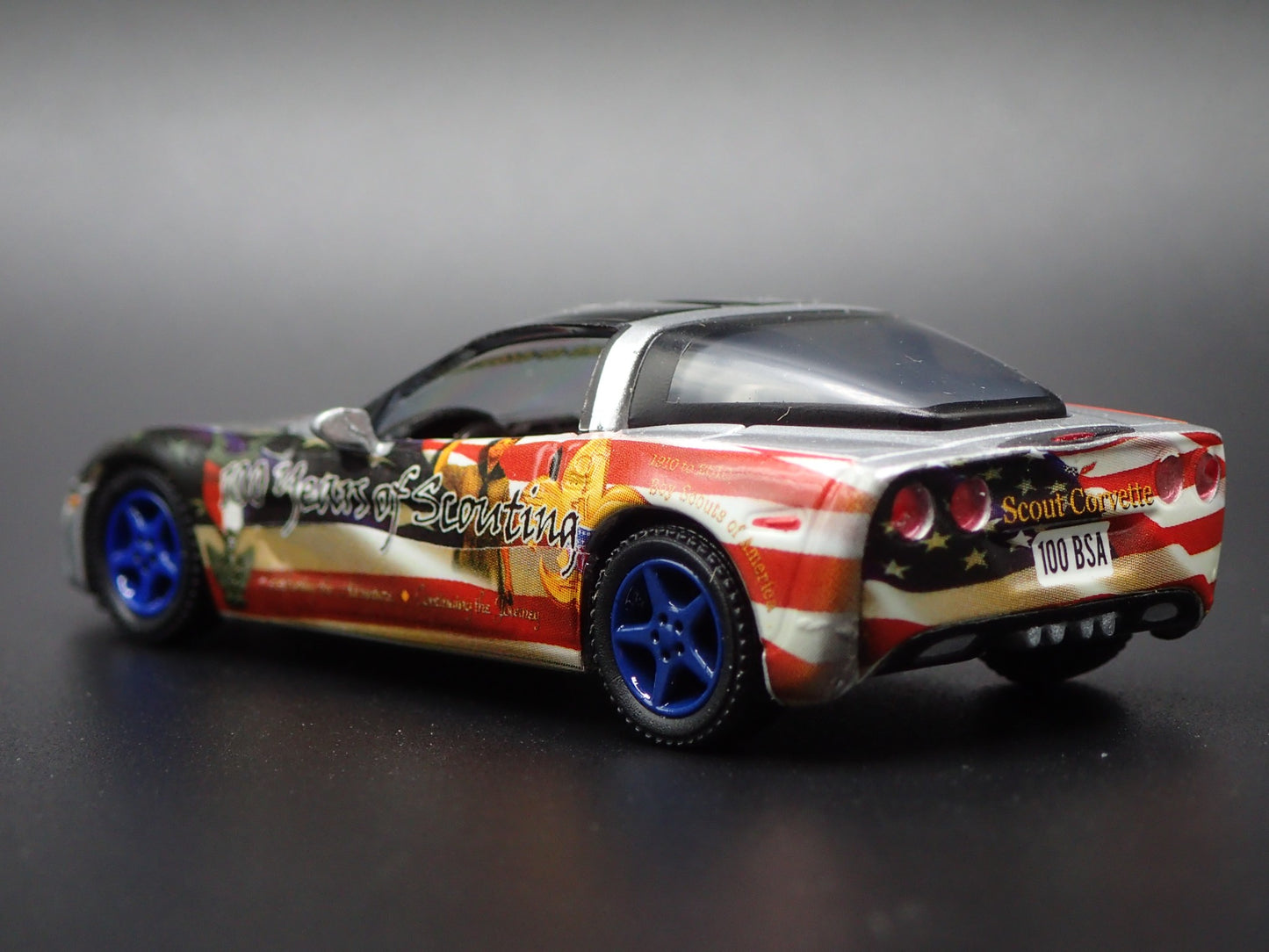 2005-2013 CHEVY CHEVROLET CORVETTE BOY SCOUTS 100TH 1:64 SCALE DIECAST MODEL CAR