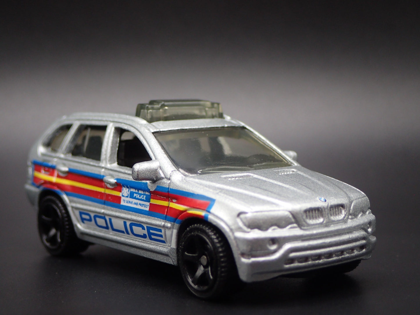 1999-2006 BMW X5 LUXURY SUV POLICE 1:64 SCALE COLLECTIBLE DIECAST MODEL CAR