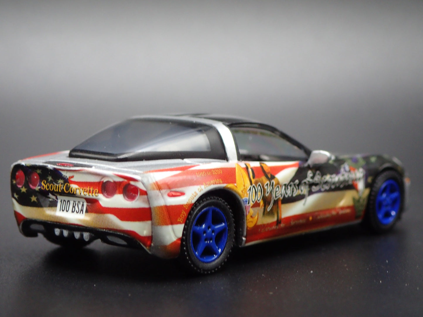 2005-2013 CHEVY CHEVROLET CORVETTE BOY SCOUTS 100TH 1:64 SCALE DIECAST MODEL CAR