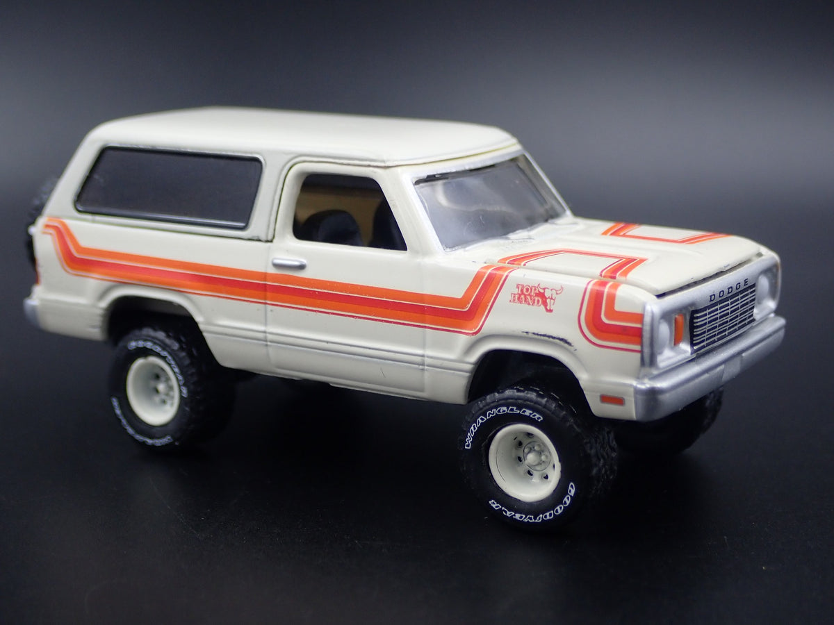 1978 78 DODGE RAMCHARGER W HITCH RARE 1/64 SCALE COLLECTIBLE DIECAST MODEL CAR-Burning Rubber Toy Company
