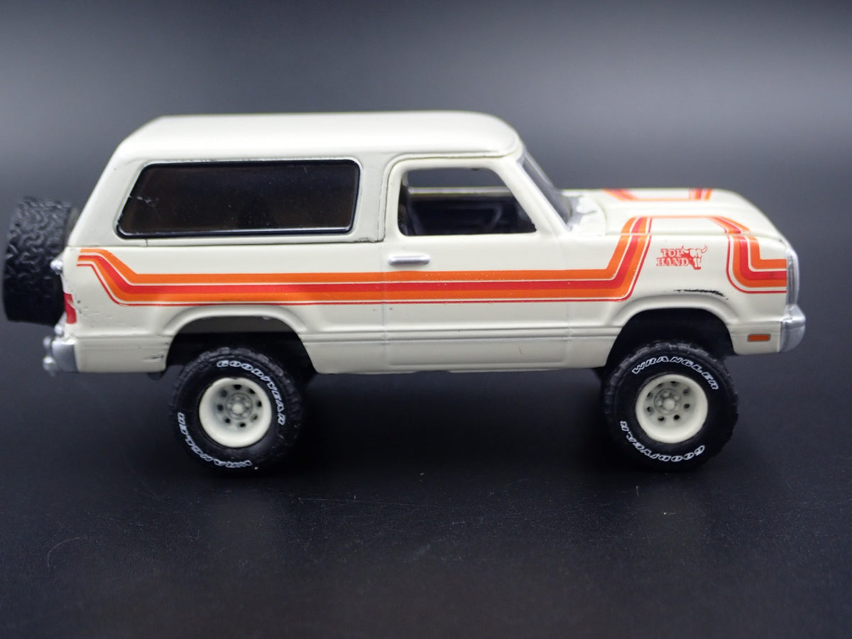 1978 78 DODGE RAMCHARGER W HITCH RARE 1/64 SCALE COLLECTIBLE DIECAST MODEL CAR-Burning Rubber Toy Company